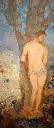 Odilon Redon Saint Sebastian oil